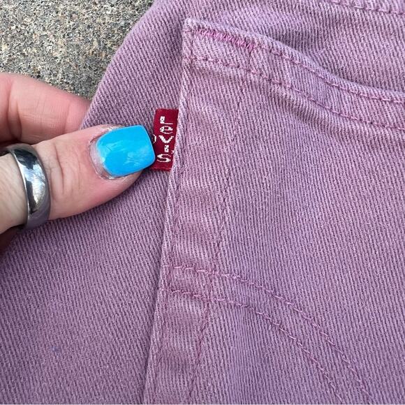 Vintage Levi’s 550 Ladies Dusty Pink Rose relaxed fit tapered leg jeans 12 Mis M - Picture 4 of 8